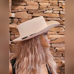 Stetson Royal Flush 7X Straw Gambling Hat 7 3/8